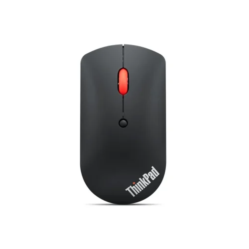 Mouse Lenovo ThinkPad silencioso, Sensor optico Azul, Interfaz Bluetooth, Color Negro