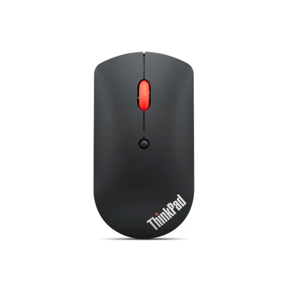 Mouse Lenovo ThinkPad silencioso, Sensor optico Azul, Interfaz Bluetooth, Color Negro