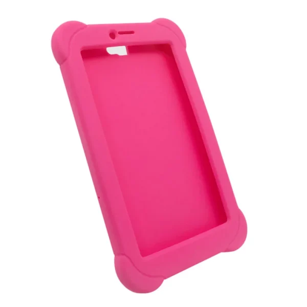 Rubber / Estuche de goma para Tablet POR5850, 7 , color rosado