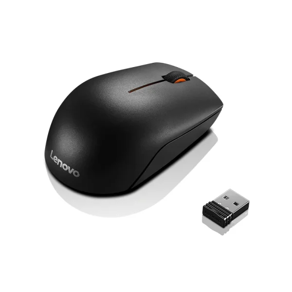 accgx30k85315.webp Mouse Lenovo 300 compacto, inalámbrico (2.4GHz a través de nano receptor USB-A), Negro