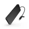 Hub de puertos portatil Lenovo, delgado, Interfaz: USB-C, Color Eclipse Black (Negro)