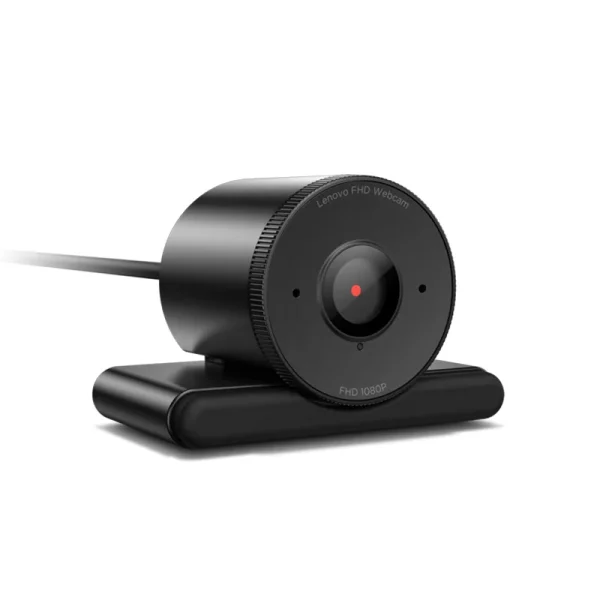 Camara Web Lenovo FHD (1920x1080@30 fps), Interfaz: USB 2.0 Tipo-A, Color negro