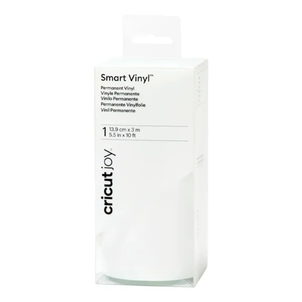 Cricut | Vinilo Permanente Smart | Color Blanco | Rollo de Mejor Valor 13.9cm x 3m