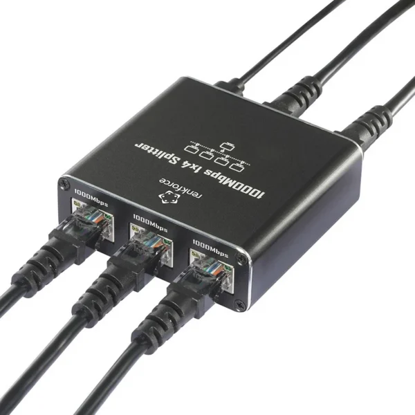Switch Gigabit Ethernet Renkforce RF-GES-400 con 4 puertos RJ45 y alimentación por USB