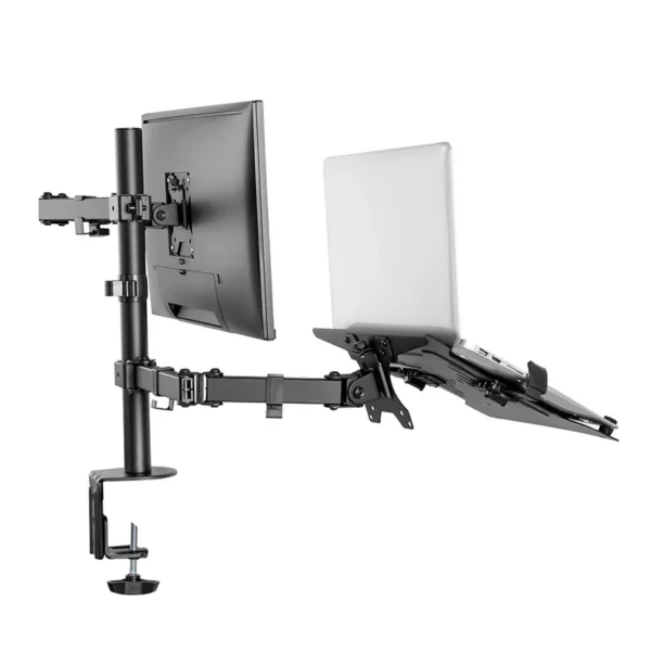 accspkspmm302_6.webp Soporte de escritorio para monitor + Laptop, o 2 monitores Speaka Professional SP-MM-302
