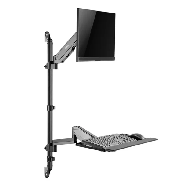 accspkspmm710_9.webp Soporte de pared + bandeja para teclado para monitor SpeaKa Professional SP-MM-710