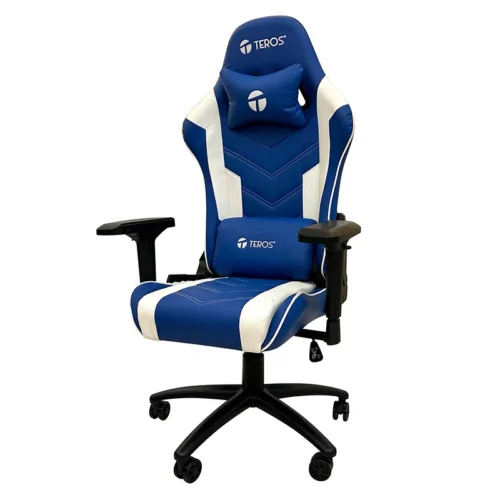 accte8126b.webp Silla gamer TEROS TE-8126B, azul y blanco