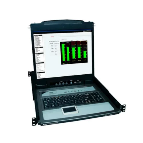 Consola KVM Tripp-Lite para instalación en rack de 1U de 16 puertos Netdirector/LCD de 19