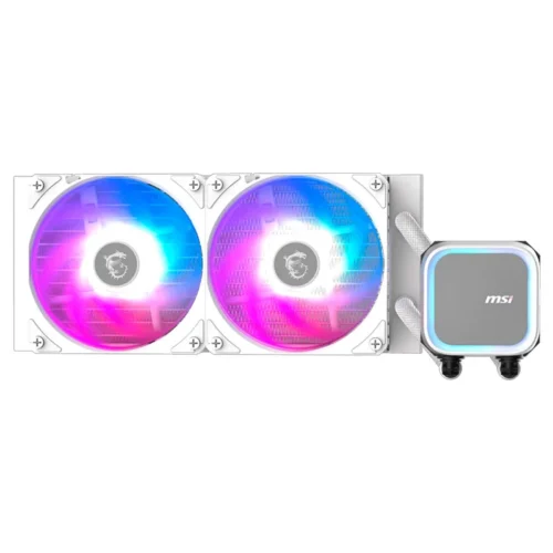 acmscorlqa1324w.webp Refrigeracion líquida MSI MAG CORELIQUID A13 240 WHITE / Cantidad de ventiladores: 2