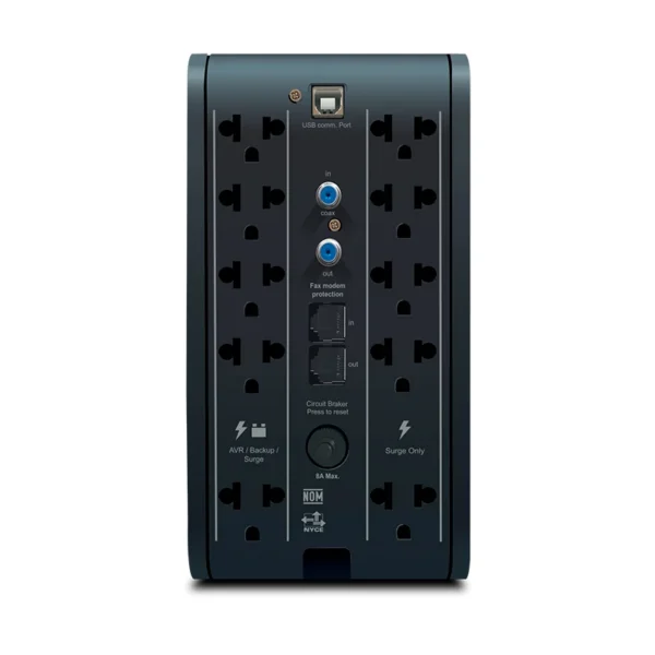 cdupsrsmart1010.webp UPS Interactivo CDP (Chicago Digital Power) R-Smart 1010i, 1000VA / 500W