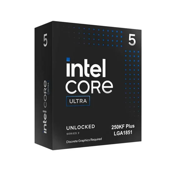 Procesador Intel Core Ultra 5 250KF PLUS 4.2 / 5.3GHz, 30MB Intel Smart Caché, LGA1851