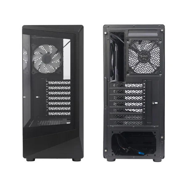 Case Gamer Teros TE-1321G, Mid Tower, USB 3.0 / USB 2.0, Audio, Ventilador RGB, Negro