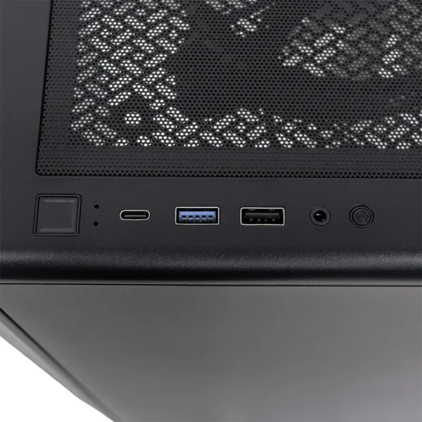 Case Gamer Teros TE-1321G, Mid Tower, USB 3.0 / USB 2.0, Audio, Ventilador RGB, Negro