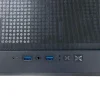 Case sin fuente gamer TEROS TE-1323G, ITX, M-ATX, ATX, 3.5 y 2.5 , negro