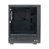 Case sin fuente gamer TEROS TE-1323G, ITX, M-ATX, ATX, 3.5 y 2.5 , negro