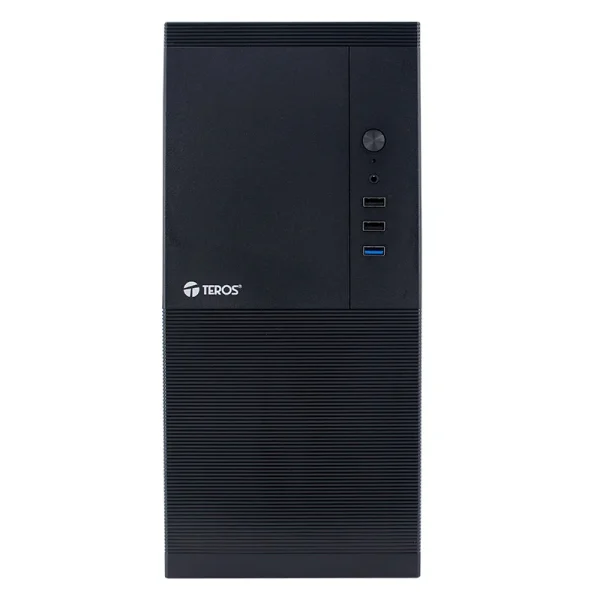 Case TEROS TE-1033S, Mini Tower ATX, 250 W, USB 3.0 / 2.0, audio HD, negro
