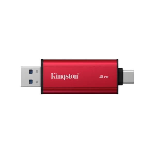 Unidad en estado sólido Dual Portatil Kingston 2TB, Interfaz USB-A, USB-C, USB 3.2 Gen 2