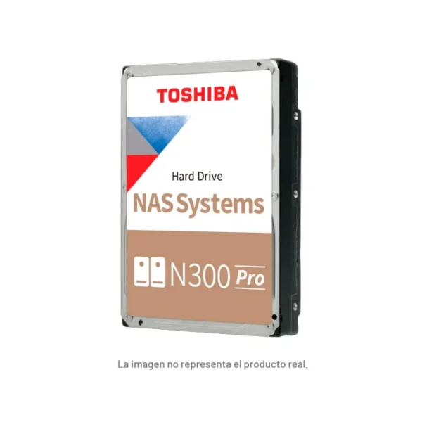 Disco duro Toshiba N300 PRO NAS, 16TB, SATA 6.0Gb/s, 7200rpm, 1024MB Cache, 3.5 .