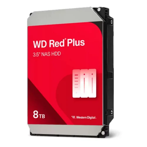 hdiwd80efpx.webp Disco Duro Western Digital Red Plus NAS, WD80EFPX 8TB SATA 6Gb/s 5640RPM 3.5 256MB Caché