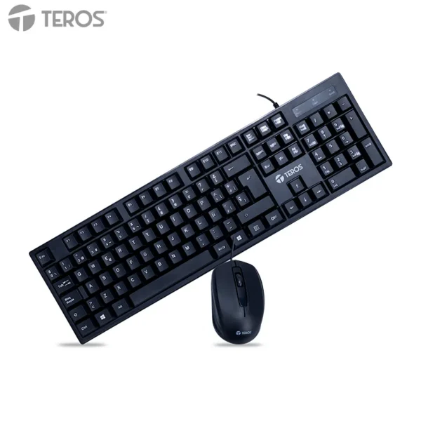 kbmscbkte5015s.webp Kit Teclado + Mouse TEROS TE-5015S, negro