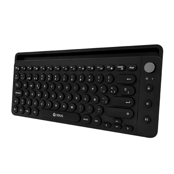 kbte4064n_6.webp Teclado inalámbrico TEROS TE-4064N, 2.4 GHz, bluetooth 3.0 / 5.2, 80 teclas, negro