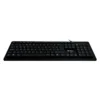 Teclado lavable TEROS TE-4065N, IPX7, USB, negro