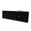 Teclado lavable TEROS TE-4065N, IPX7, USB, negro