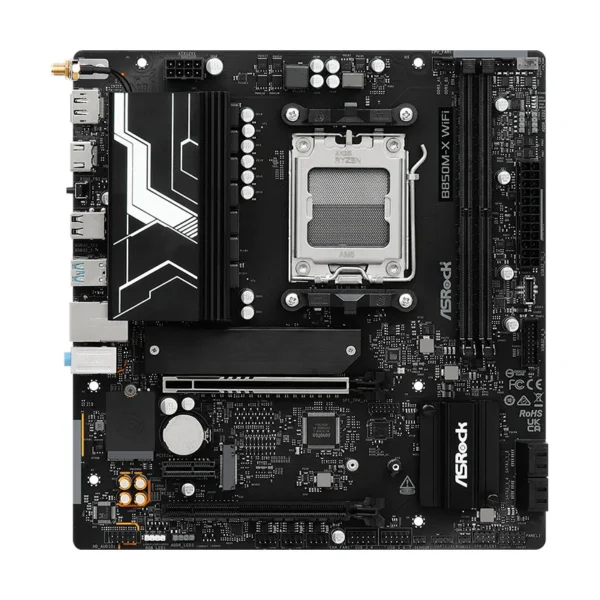 mbarb850mxwfr20.webp Motherboard ASROCK B850M-X WiFi R2.0, Chipset AMD B850, Socket AMD AM5, mATX