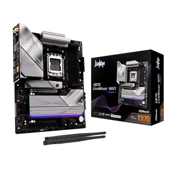 mbarx870livmxwf.webp MB AR X870 LIVEMIXER WIFI DDR5