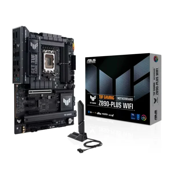 mbasz890plwifi.webp Motherboard ASUS TUF GAMING Z890-PLUS WIFI, Chipset Intel Z890, LGA 1851, HDMI, DP, ATX