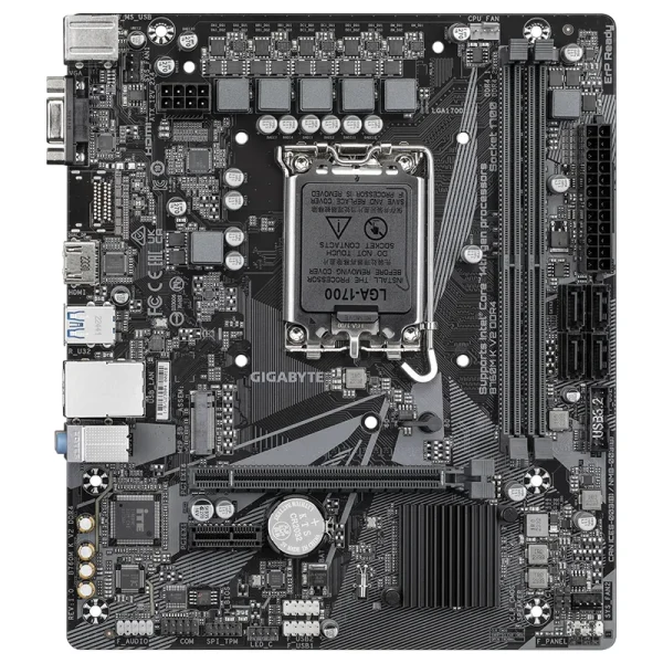 mbgbb760mkv2d4.webp Motherboard Gigabyte B760M K V2 DDR4, Chipset Intel B760, LGA1700, mATX
