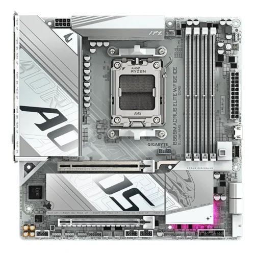 mbgbb850maew6ei.webp Motherboard GIGABYTE B850M AORUS ELITE WIFI6E ICE, Chipset AMD B850, Socket AMD AM5, ATX
