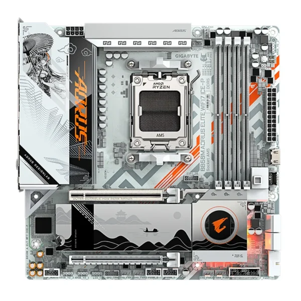 mbgbb850maewf7p.webp Motherboard GIGABYTE B850M AORUS ELITE WIFI7 ICE-P, Chipset AMD B850, Socket AMD AM5, mATX