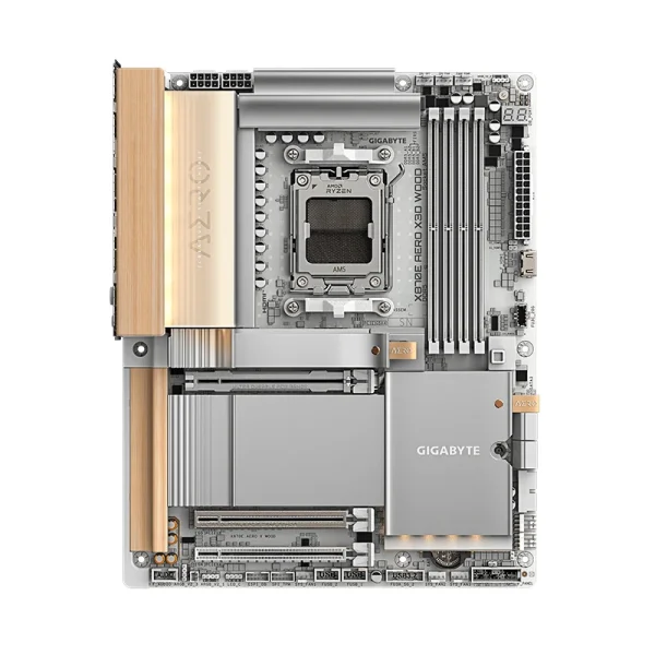Motherboard GIGABYTE X870E AERO X3D WOOD Chipset, AMD X870E, Socket AM5, HDMI, ATX