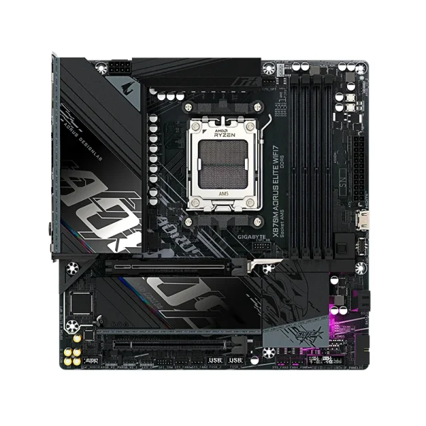 Motherboard GIGABYTE X870M AORUS ELITE WIFI7, Chipset AMD X870, Socket AMD AM5, mATX