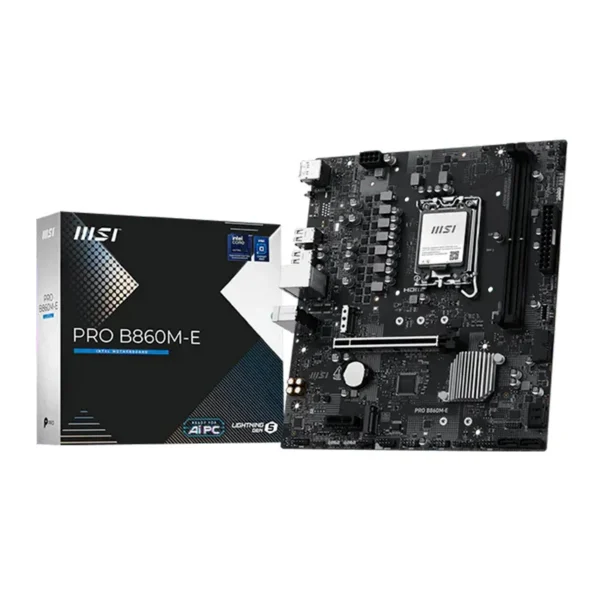 mbmsb860m-epro.webp Motherboard MSI PRO B860M-E, Chipset Intel B860, LGA1851, HDMI, DP, mATX