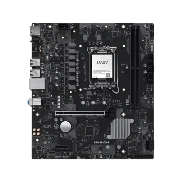 mbmsb860m-epro_2.webp Motherboard MSI PRO B860M-E, Chipset Intel B860, LGA1851, HDMI, DP, mATX