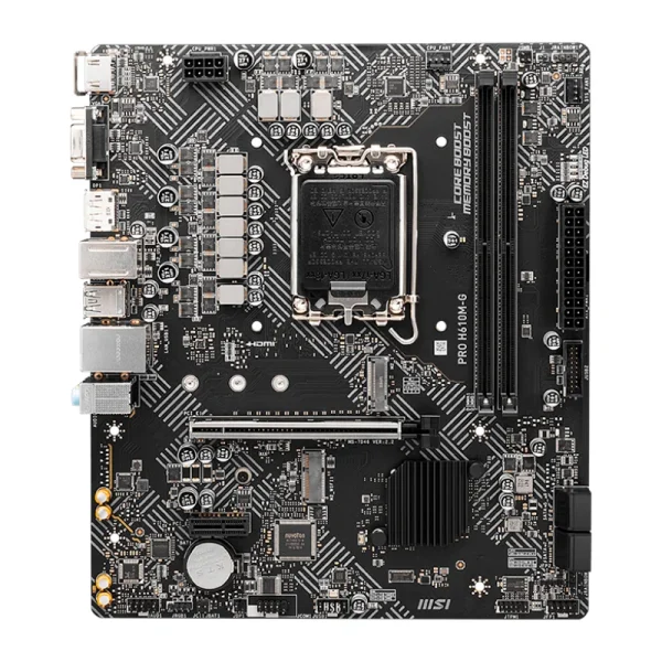 mbmsh610m-gddr5.webp Motherboard MSI PRO H610M-G,Chipset Intel H610, LGA1700, mATX