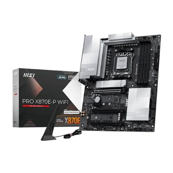 Motherboard MSI PRO X870E-P WIFI, Chipset AMD X870E, Socket AMD AM5, ATX