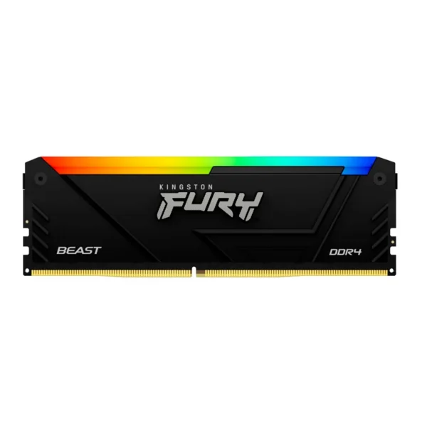 me16kf432c16bb2.webp Memoria Kingston Fury Beast RGB BLACK, 16GB DDR4 3200 MT/s, PC4-25600, CL16, 1.35V.