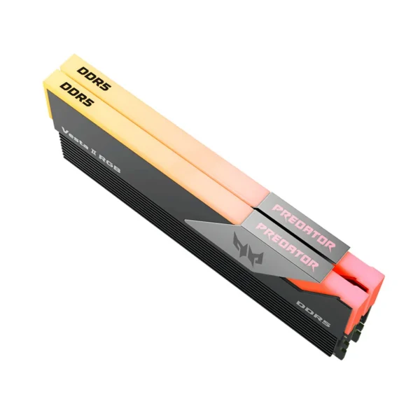 me32prbl9bwr378_2.webp Memoria U-DIMM Predator Vesta II RGB, 32GB (2x16GB) DDR5-6000MHz, PC5-48000, CL32, 1.35V.