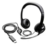 Auriculares Estereo (On-Ear) con microfono Logitech H390, Interfaz USB-A, Color negro