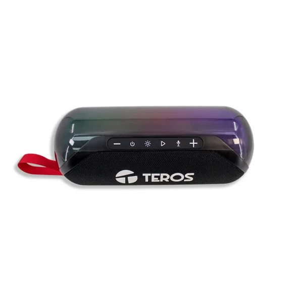 mmspte6047n_2.webp Parlante Inalámbrico Teros TE6047N, 20W, BT: 5.3, Iluminación RGB, Color Negro