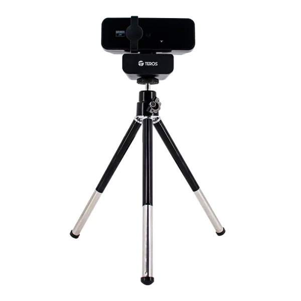 Webcam TEROS TE-9072, 2K, micrófono incorporado, USB 2.0