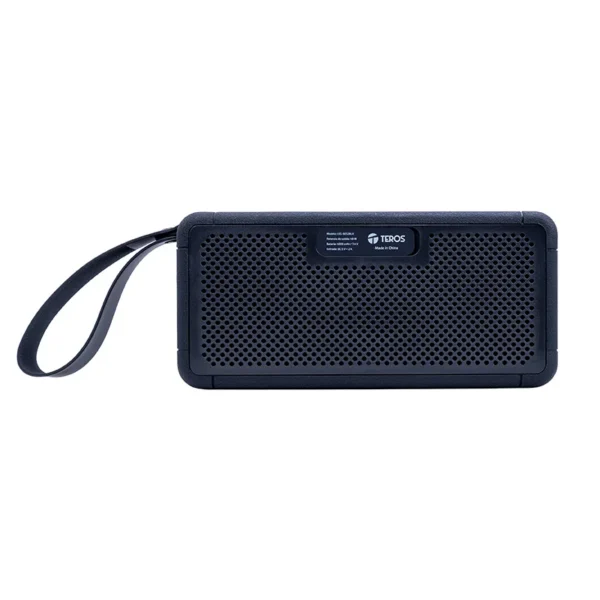mmteleg6052blk_4.webp Parlante inalámbrico TEROS Legacy 6052, 8W, BT 5.3, 4000 mAh, USB, TF, Aux, Negro