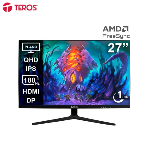 mon27fte2769g.webp Monitor plano gaming TEROS TE-2769G, 27 QHD IPS, 180Hz, 1ms, HDMI, DP, Audio out
