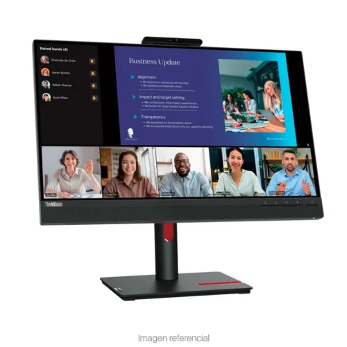 monle63d8mar3-s.webp Monitor Lenovo ThinkVision T24v-30, 23.8 1920x1080 WLED IPS HDMI/DP/VGA Color Raven Black