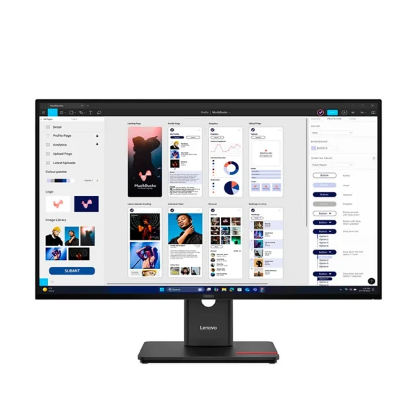 monle64b0zar1la.webp Monitor Plano Lenovo ThinkVision T32UD-40, 31 WLED UHD/IPS/HDMI/DP/USB-C/USB-A/RJ45