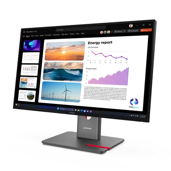 monle64b2gar1la_4.webp Monitor Plano Lenovo ThinkVision P24Q-40, 23.8 QHD/IPS/HDMI/DP/DP-OUT/USB-A/USB-B/USB-C