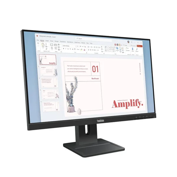 monle64bamar1la_2.webp Monitor Plano Lenovo ThinkVision E24-40, 23.8 WLED FHD IPS/HDMI/DP/VGA/Parlantes (2Wx2)